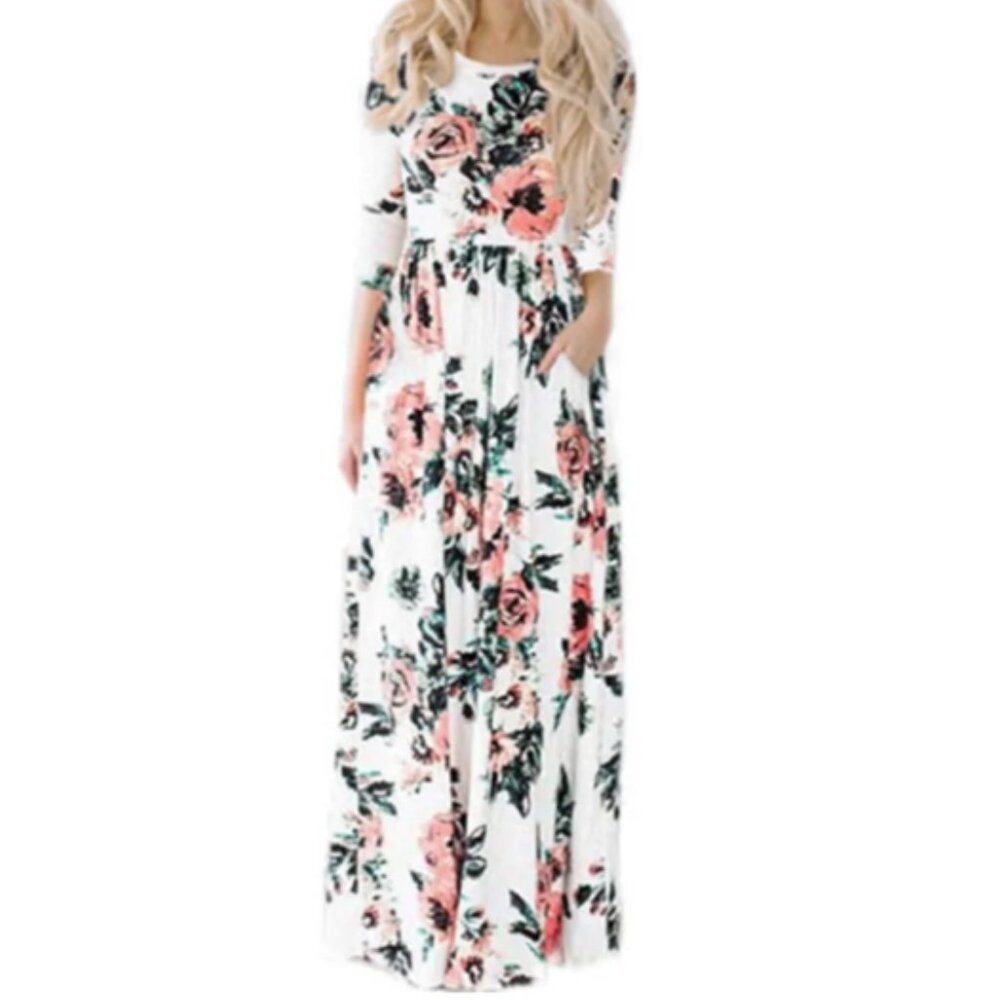 Boutique Floral Maternity Dress XL